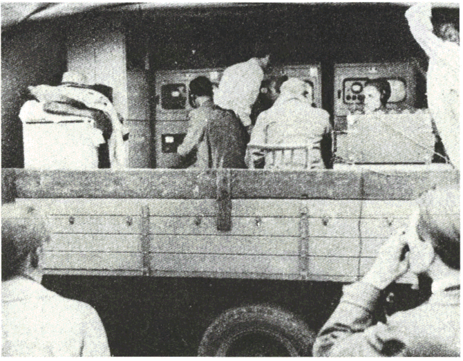 Provisorischer Ü-Wagen des NWDR, Mai 1951