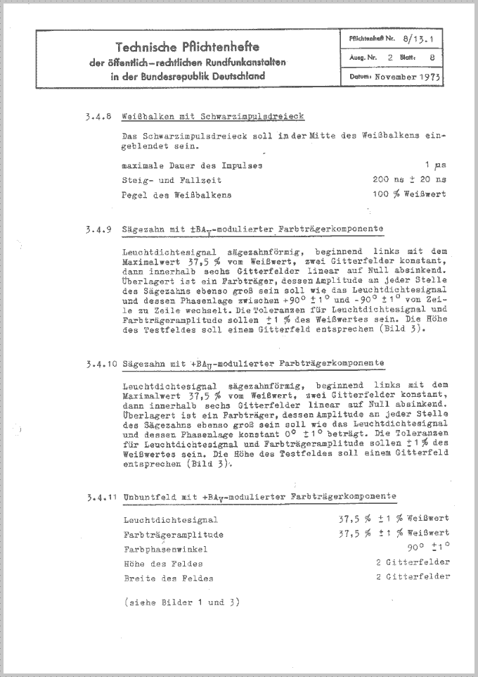 08-Elektronische Testbildgeneratoren zur Erzeugung des FuBK Farbtestbildes